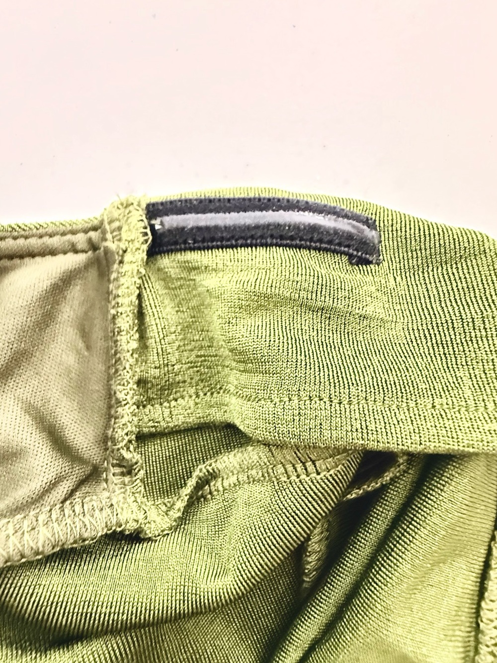 NWT Cider Olive Green Backless Lined Mini Dress With Long Bell Sleeves Size XS - Picture 8 of 15